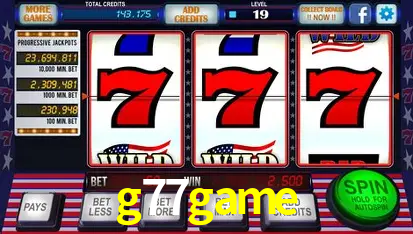 Descubra o Mundo do Cassino Online com g77game